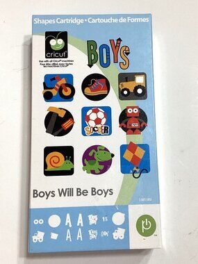 Cricut Shapes Boys Will be Boys Crafts Crafting